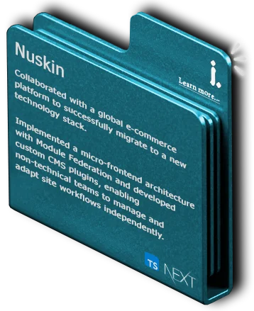Nuskin tile hover